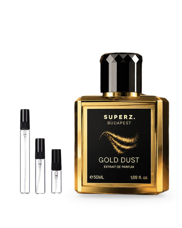 Superz. Gold Dust Probe – Abfüllung im Glaszerstäuber (2, 5 oder 10 ml)