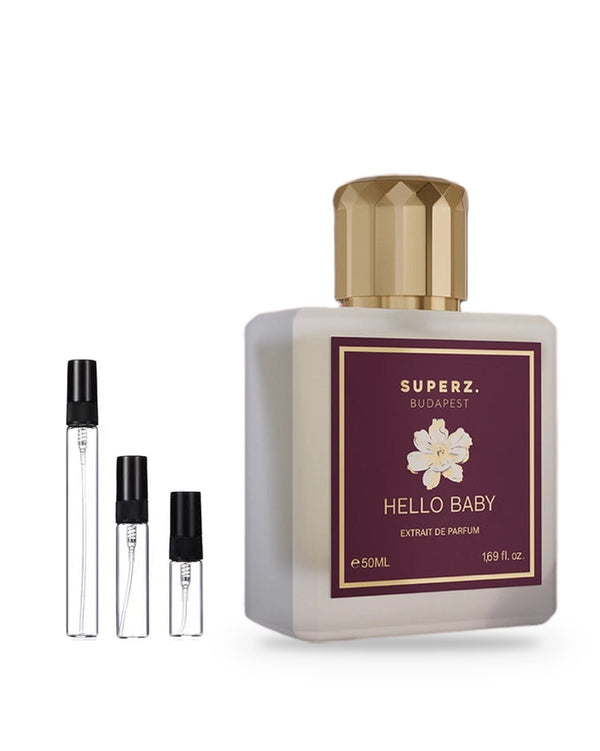 Superz. Hello Baby Probe – Abfüllung im Glaszerstäuber (2, 5 oder 10 ml)