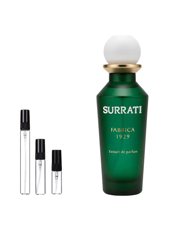 Surrati Fabrica 1929 Probe – Abfüllung im Glaszerstäuber (2, 5 oder 10 ml)