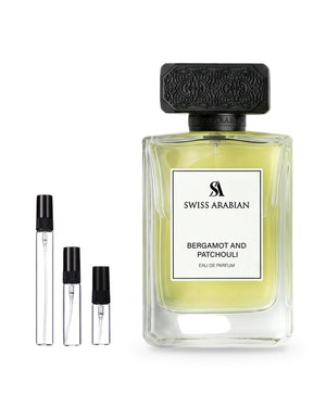 Swiss Arabian Bergamot and Patchouli Probe – Abfüllung im Glaszerstäuber (2, 5 oder 10 ml)