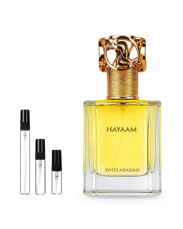 Swiss Arabian Hayaam Probe – Abfüllung im Glaszerstäuber (2, 5 oder 10 ml)