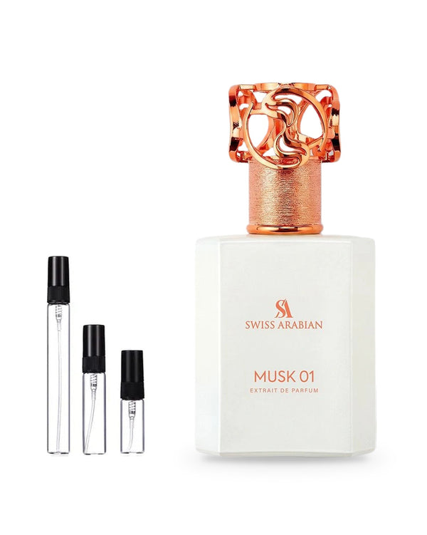 Swiss Arabian Musk 01 Probe – Abfüllung im Glaszerstäuber (2, 5 oder 10 ml)