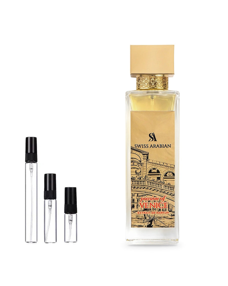 Swiss Arabian Passion Of Venice Probe – Abfüllung im Glaszerstäuber (2, 5 oder 10 ml)