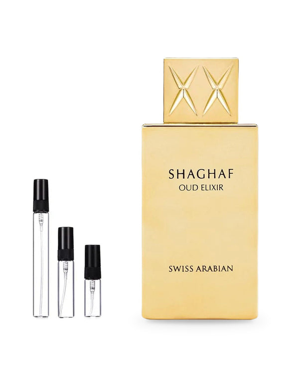 Swiss Arabian Shaghaf Oud Elixir Probe – Abfüllung im Glaszerstäuber (2, 5 oder 10 ml)