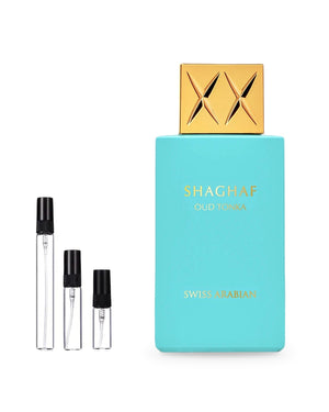 Swiss Arabian Shaghaf Oud Tonka Probe – Abfüllung im Glaszerstäuber (2, 5 oder 10 ml)