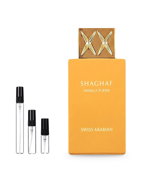 Swiss Arabian Shaghaf Vanilla Toffee Probe – Abfüllung im Glaszerstäuber (2, 5 oder 10 ml)